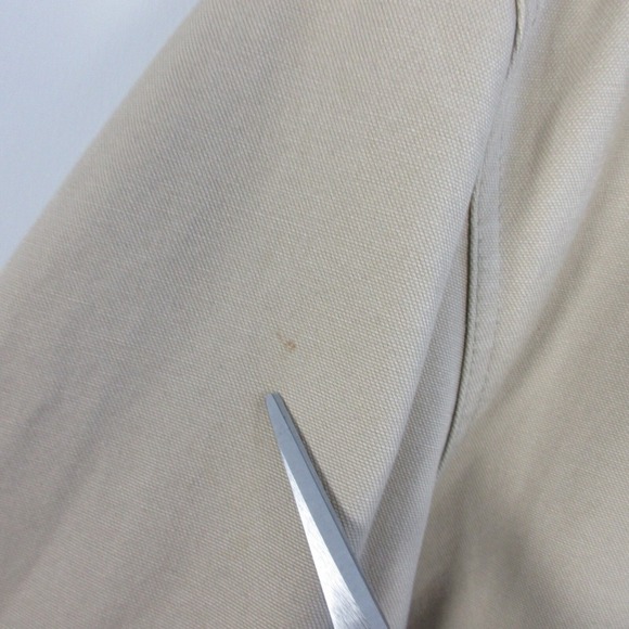 Duluth Trading Men's Canvas Presentation Blazer Jacket Workwear Khaki Tan L 1366 - Picture 12 of 16